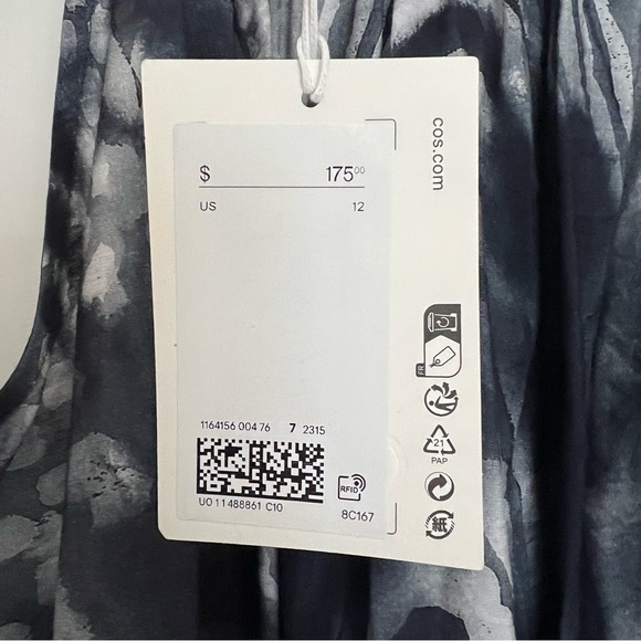 NWT! COS HALTERNECK MAXI DRESS - Picture 4 of 8